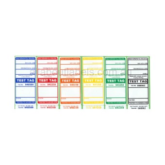 All Purpose Test Tags - NSW Colours Pack